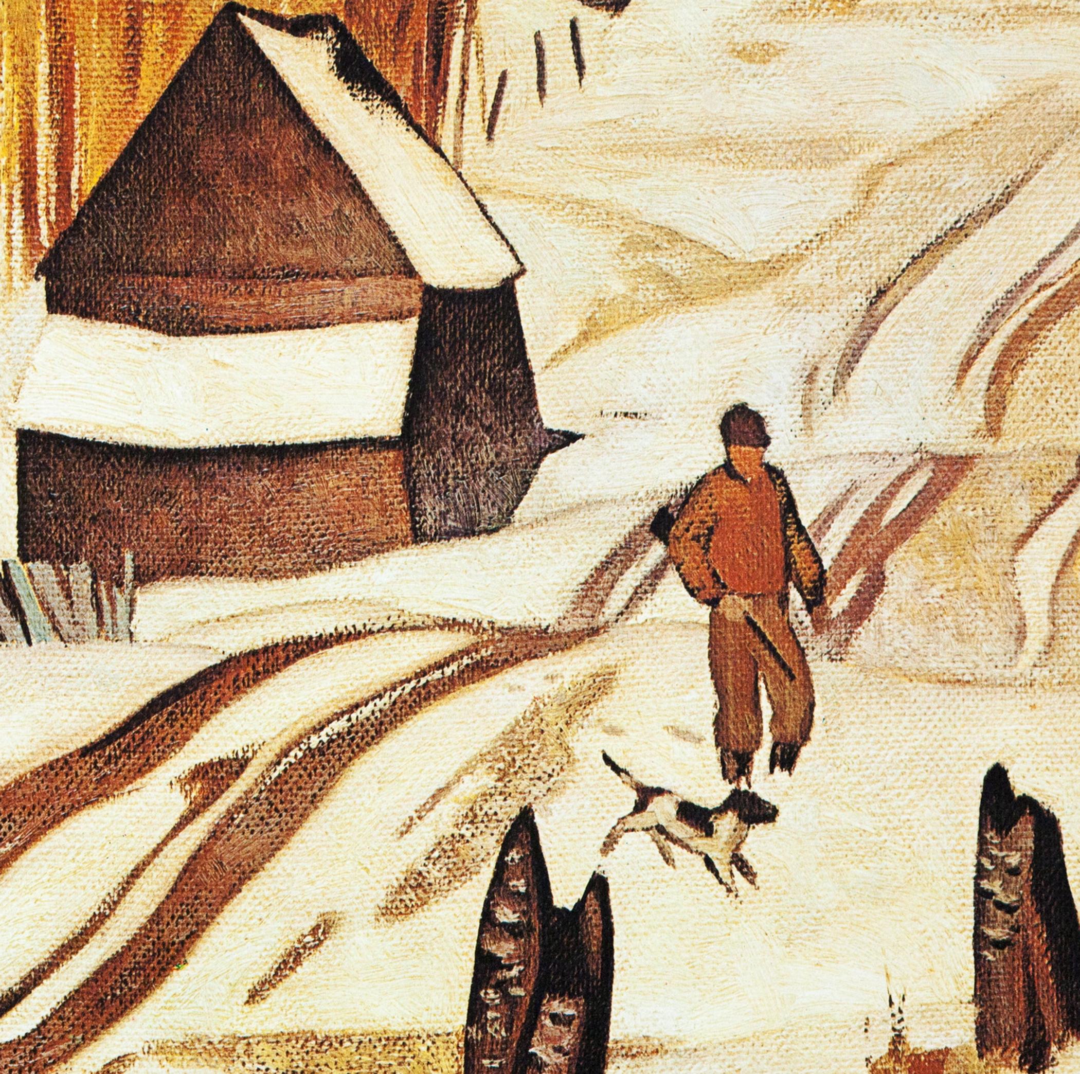 Early Snow - Print by Alfred Joseph Casson