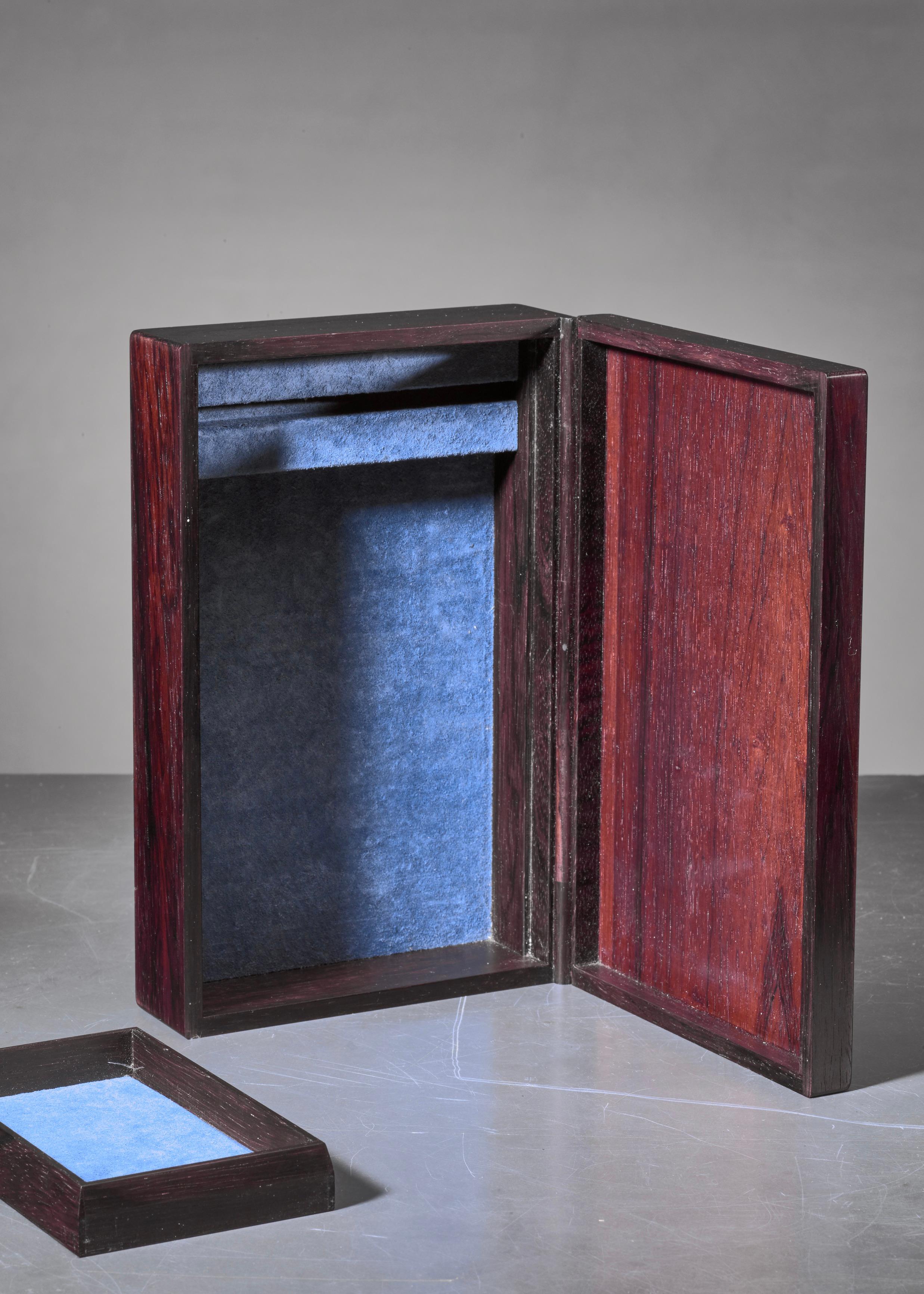 Danish Alfred Klitgaard decorative wooden box For Sale