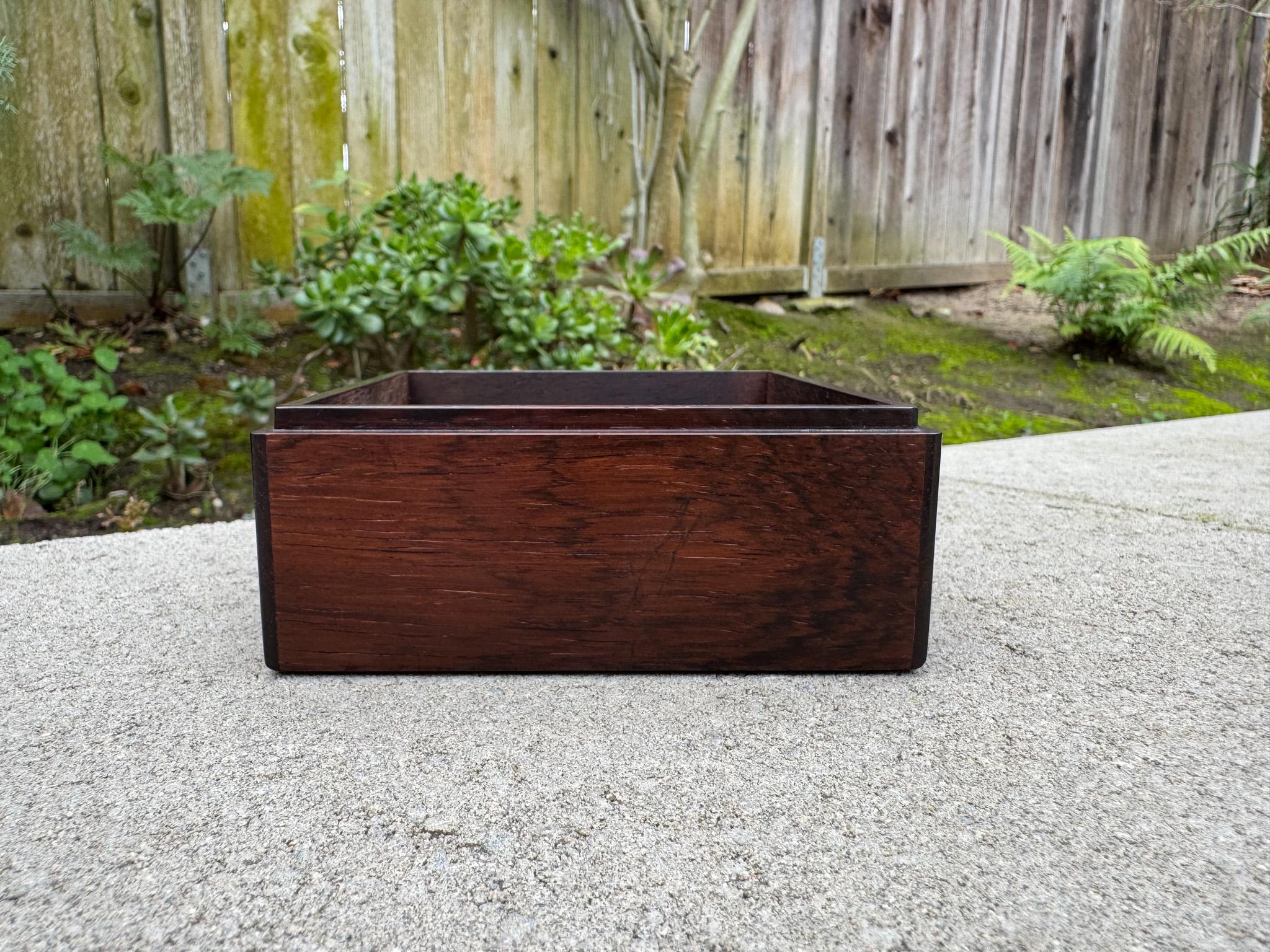 Alfred Klitgaard Wood & Enamel Box for Bodil Eje, Denmark, c.1965 For Sale 7
