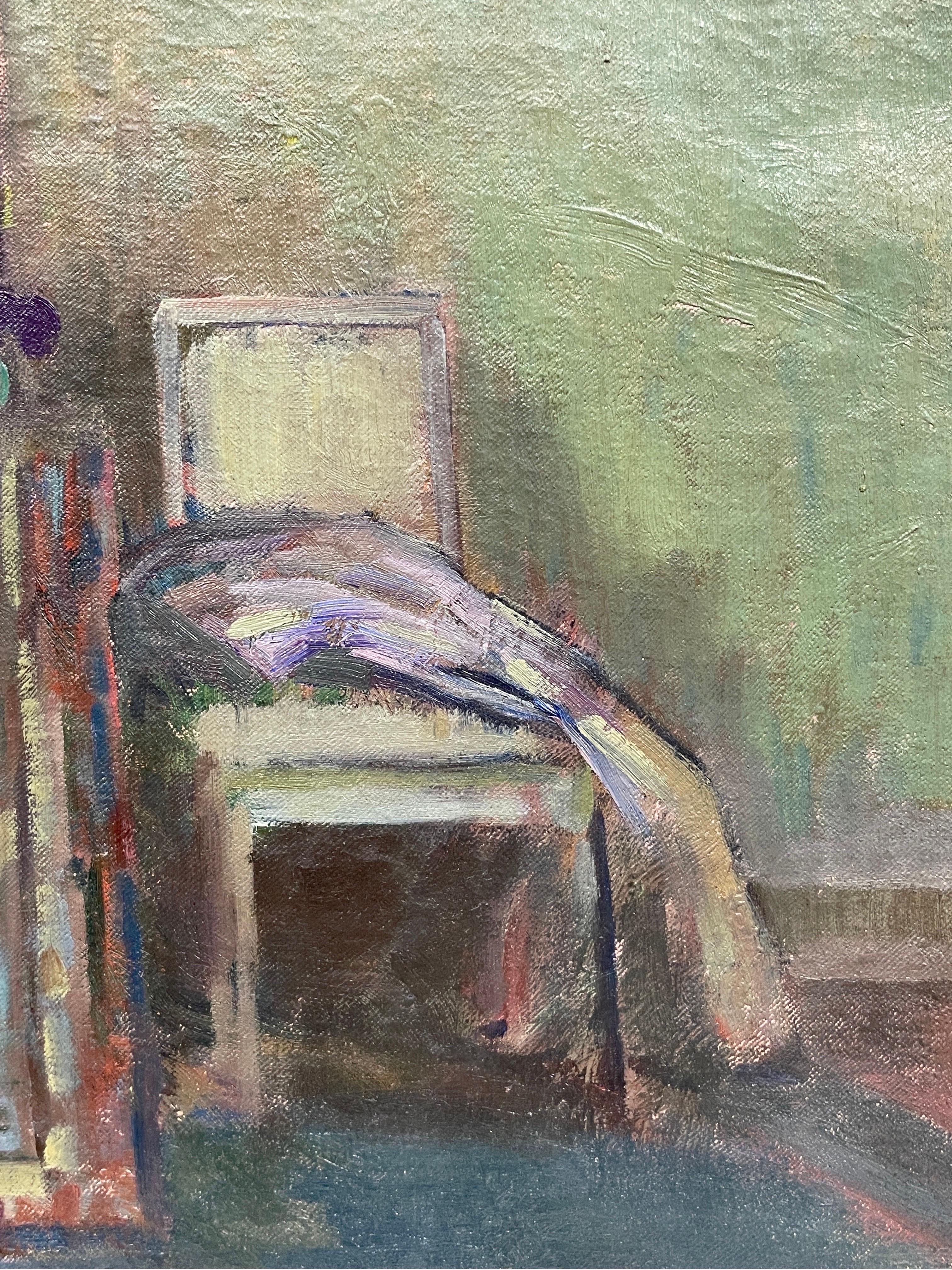 Femme a la Toilette, 1904
di Alfred M. le Petit (francese, 1876-1953), firmato
dipinto a olio su tela, incorniciato
dimensioni incorniciate: 24 x 30 pollici
condizioni: ottime
provenienza: collezione privata, Francia

Alfred Marie Le Petit, nato il