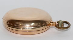 Alfred Lugrin rose gold Minute Repeating Erotic Automaton Hunter Pocket Watch