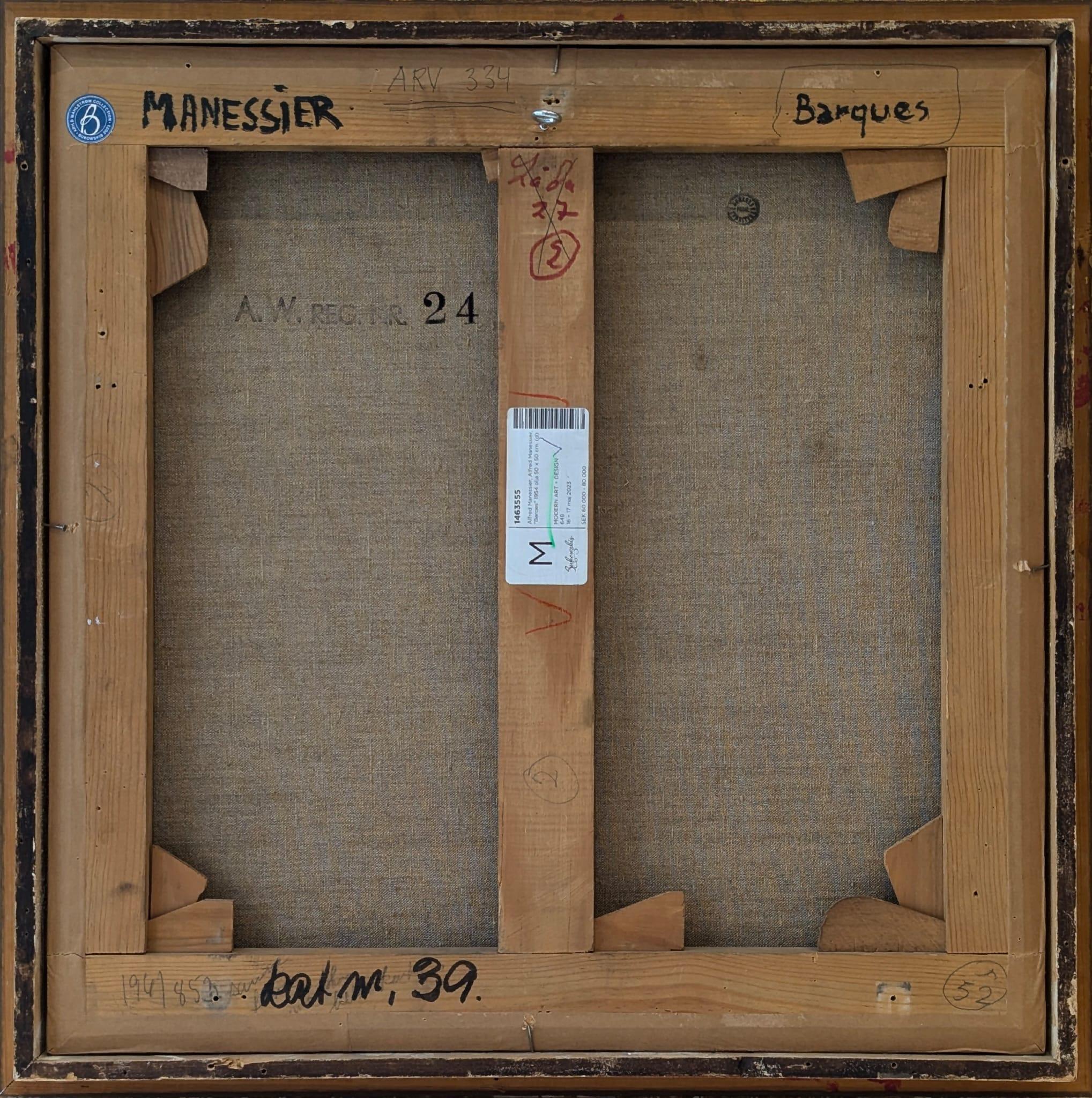 Questo olio su tela di formato quadrato risale al periodo maturo del pittore francese, quando la sua ricerca pittorica di un passaggio tra il mondo naturale, l'arte e il mondo spirituale era pienamente espressa. La composizione mostra un paesaggio