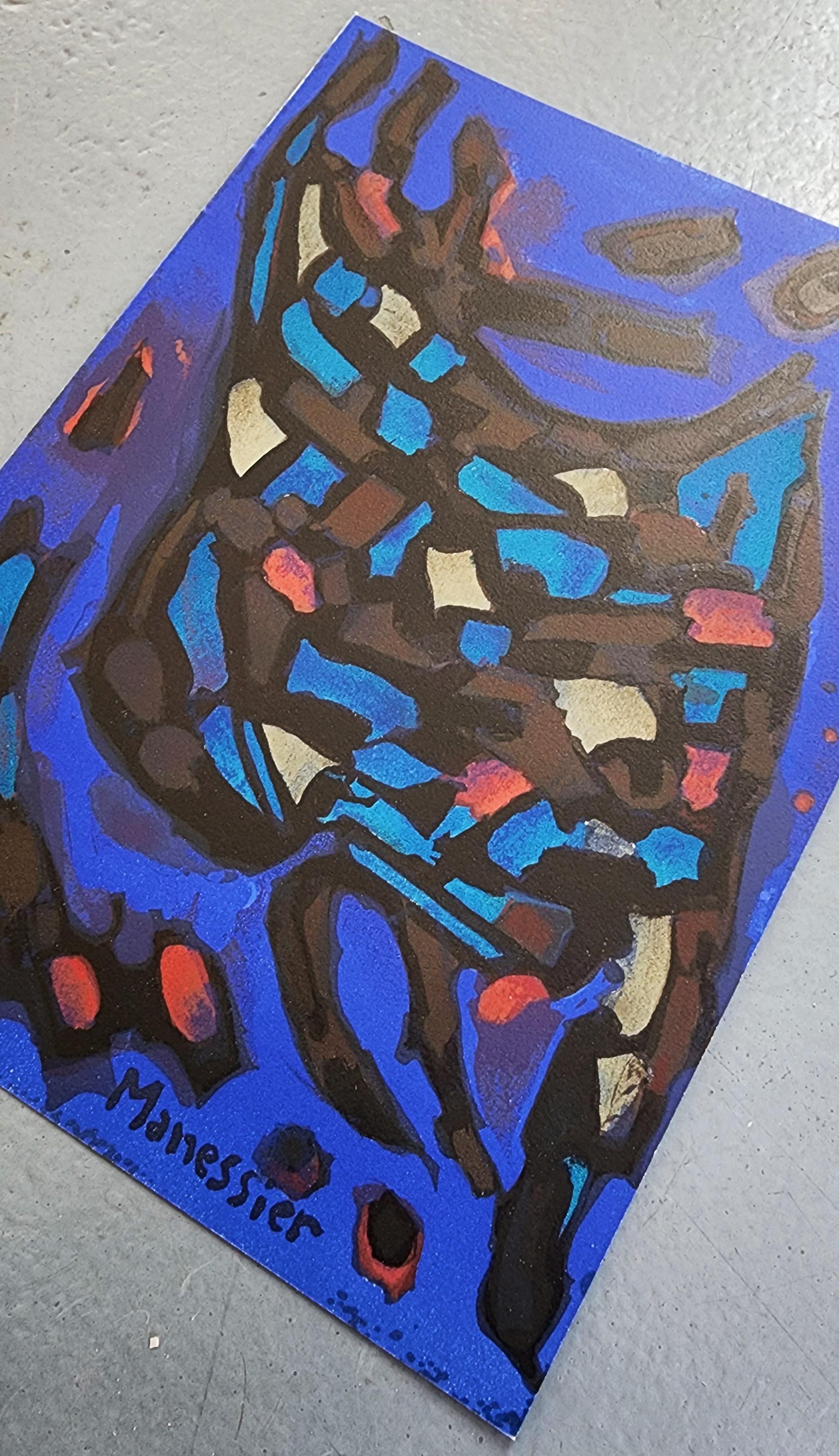 Komposition (Mourlot, Paris) – Print von Alfred MANESSIER