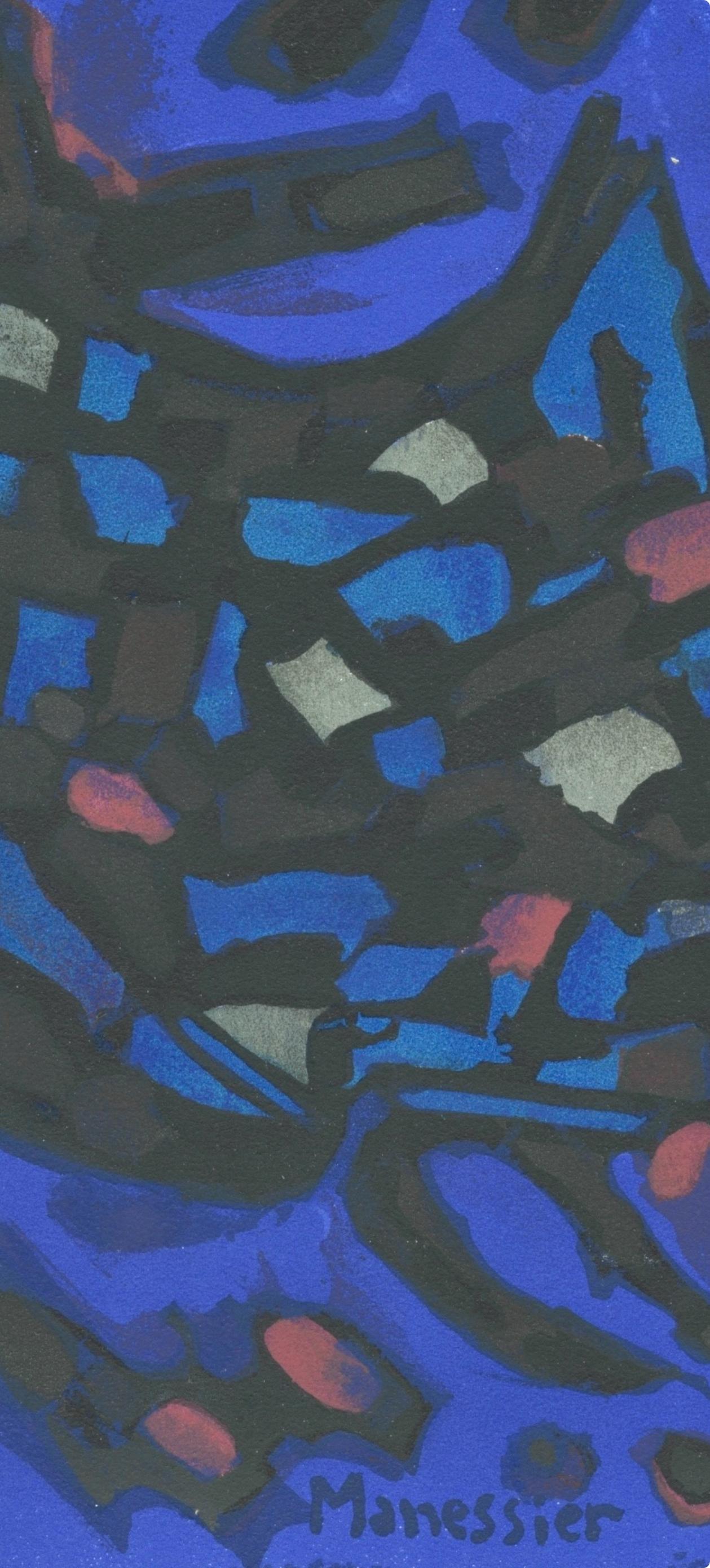 Composición, Impresiones de la imprenta Mourlot - Print Moderno de Alfred MANESSIER