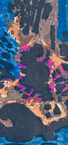 Alfred Manessier, Subterranean Water or Black Stain No. 2, from XXe Siecle, 1962