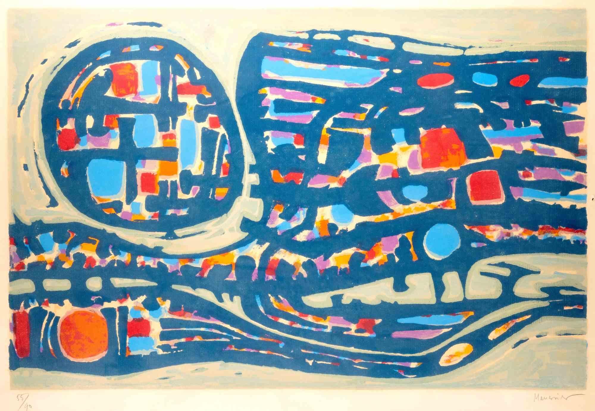 La Route - Litografia di Alfred MANESSIER - 1958
