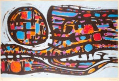 La Route - Lithograph by Alfred Manessier - 1958