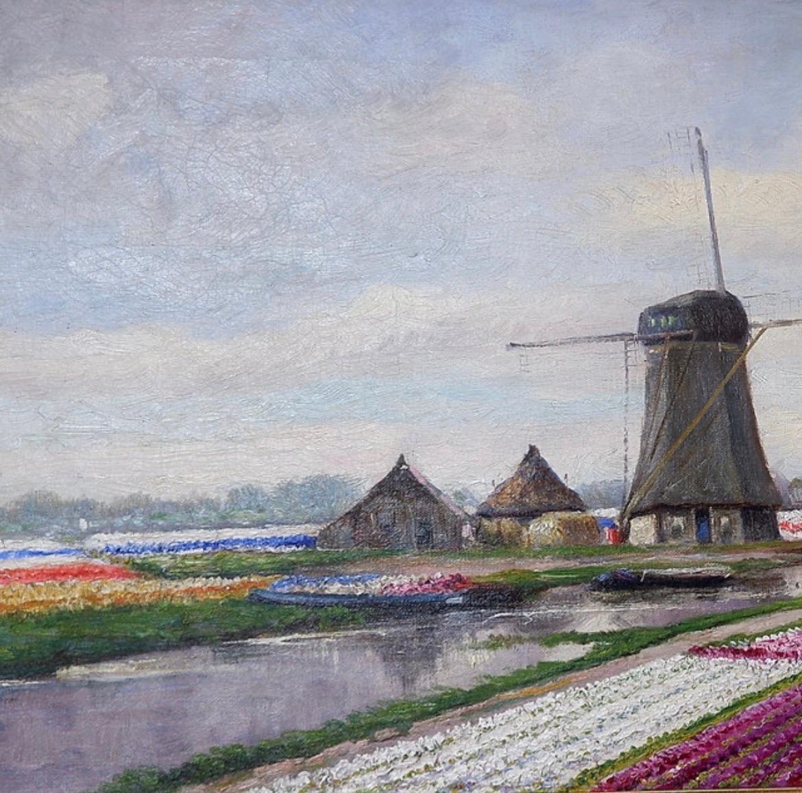 Alfred Martens (Niederländisch 1888-1936) Öl auf Leinwand, Signiert unten links im Angebot 5