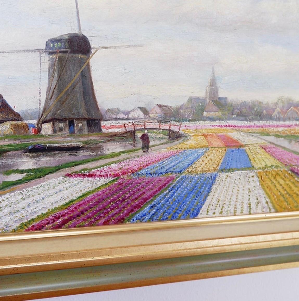 Alfred Martens (Niederländisch 1888-1936) Öl auf Leinwand, Signiert unten links im Angebot 3