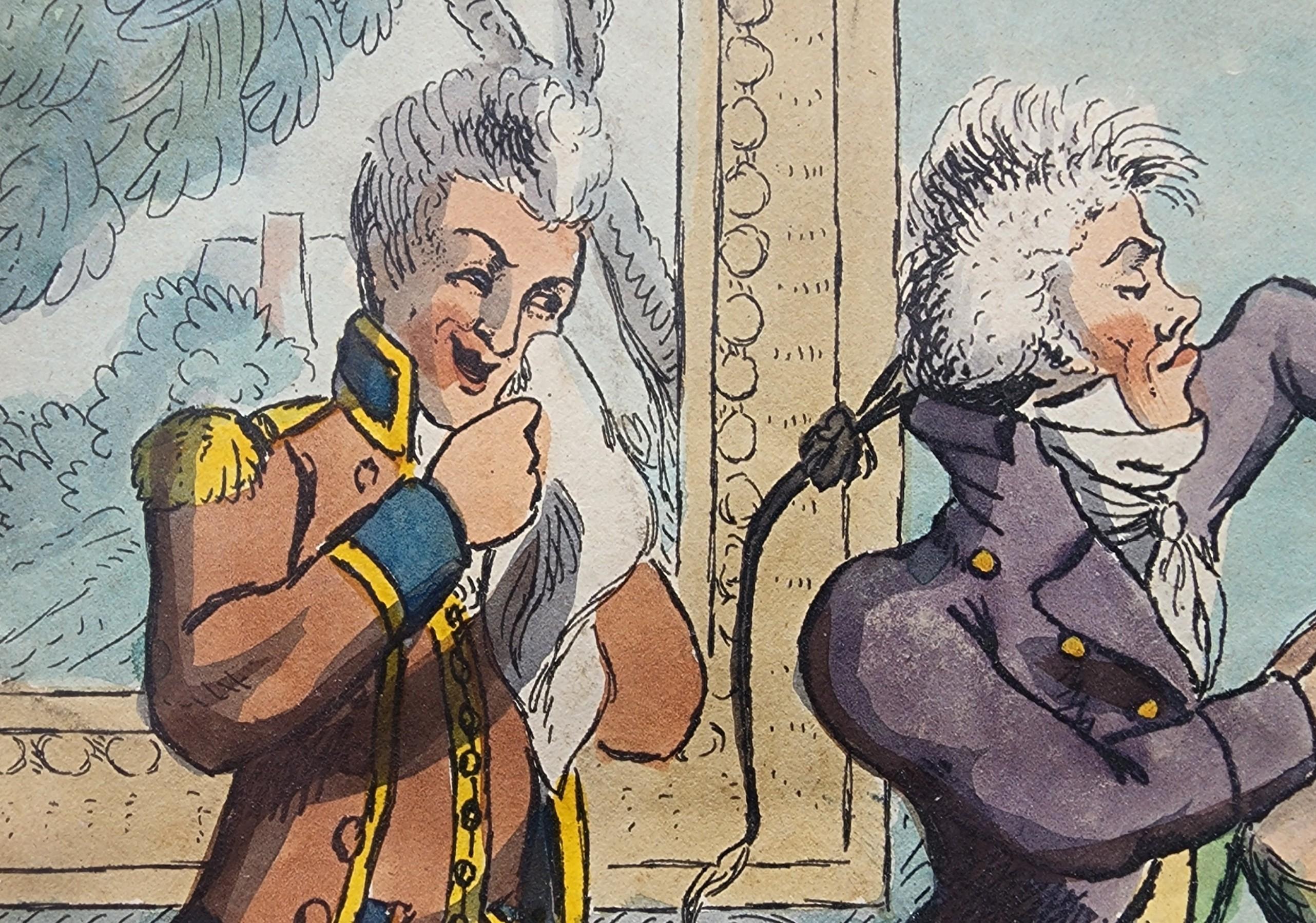 El Dentista, 1806, Grabado, Caricatura satírica británica, Dental, Inglés en venta 1