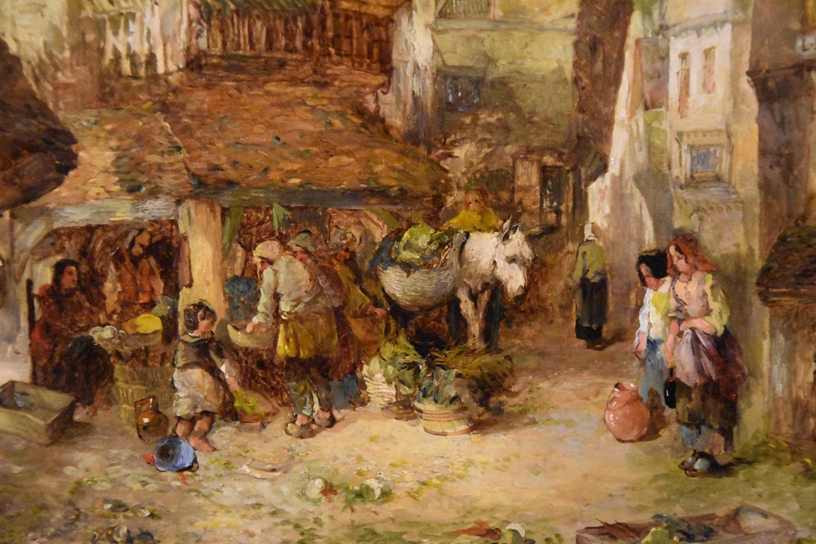Peinture à l'huile d'Alfred Montague 