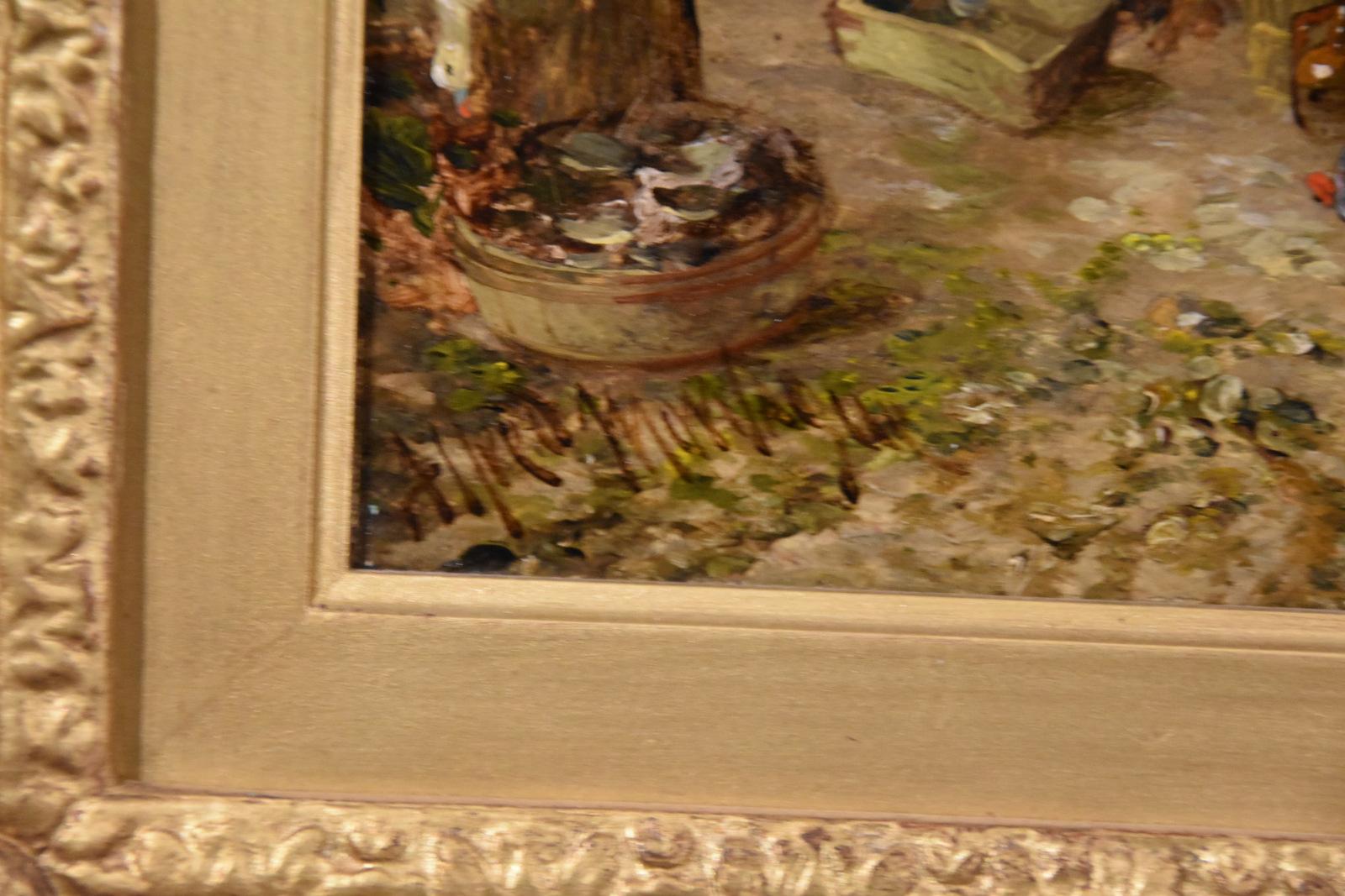 Peinture à l'huile d'Alfred Montague 