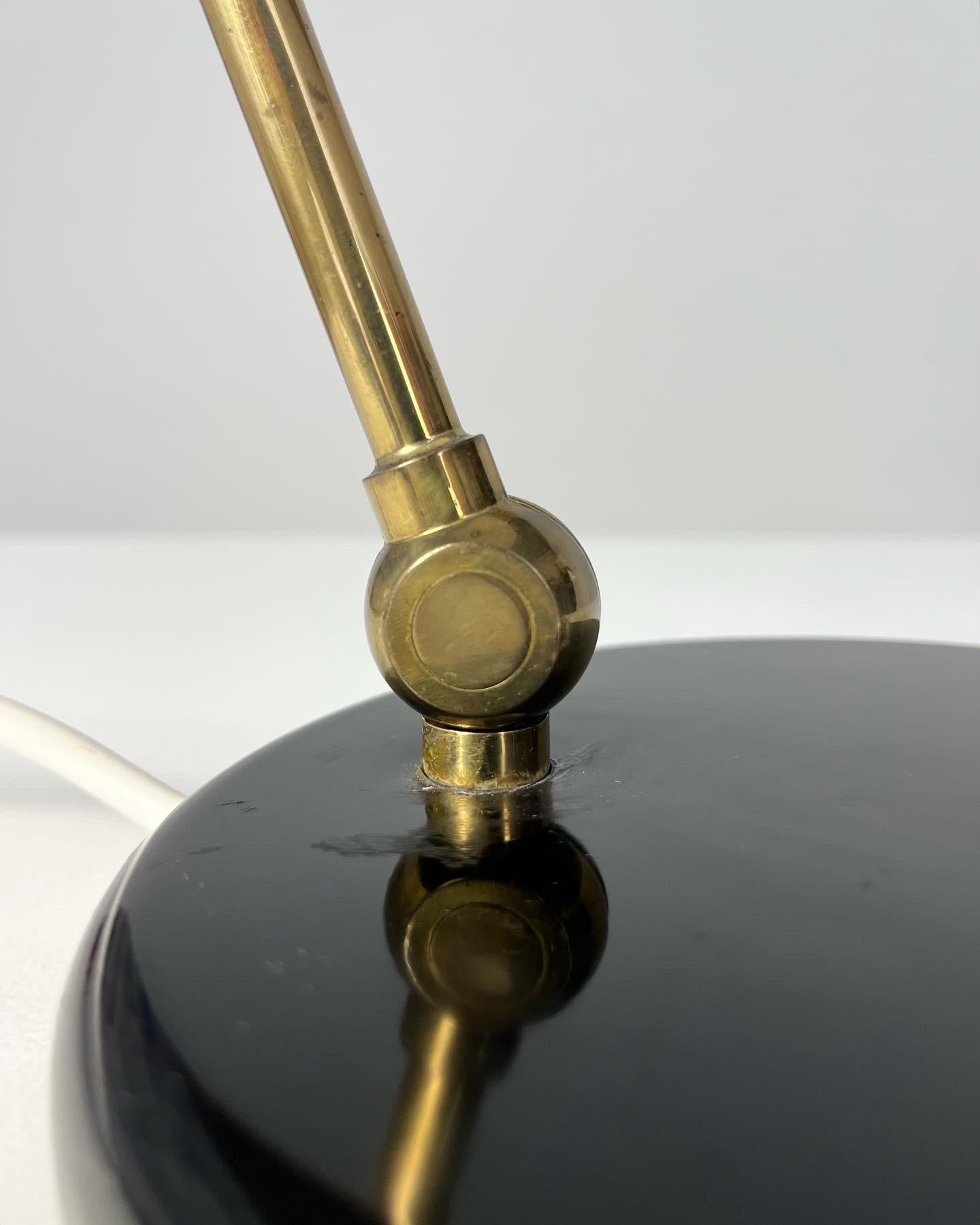 Alfred Müller Desk Lamp Adria AMBA Switzerland 1950s Brass 9