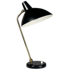 Alfred Müller Desk Lamp Adria AMBA Switzerland 1950s Brass