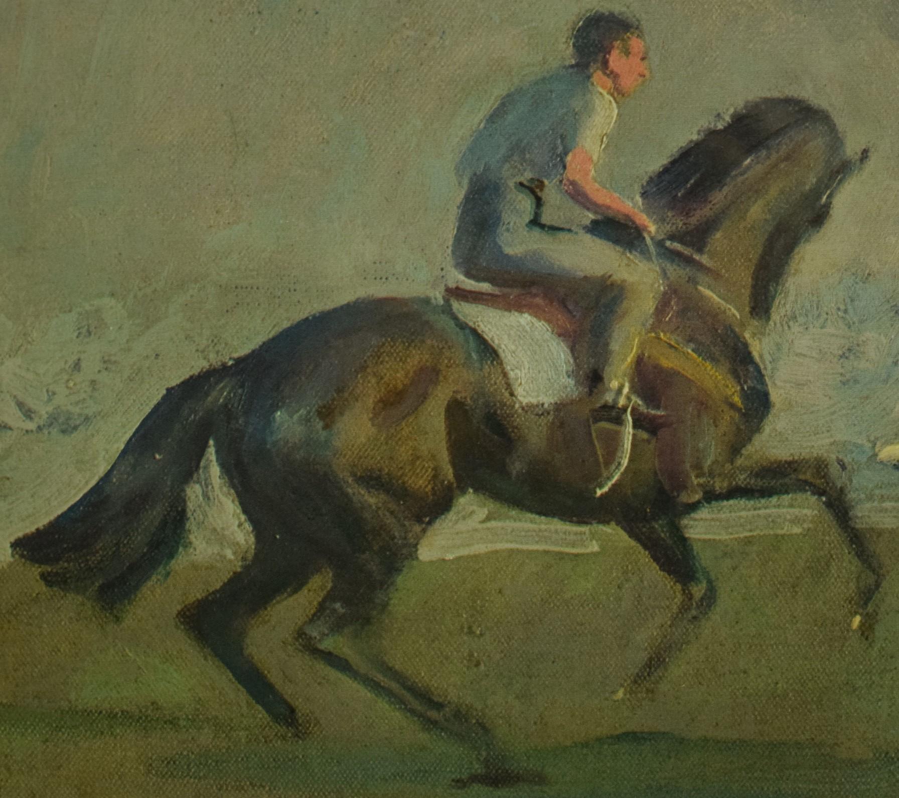 A Morning's Work-Newmarket Heath di Sir Alfred Munnings in vendita 5
