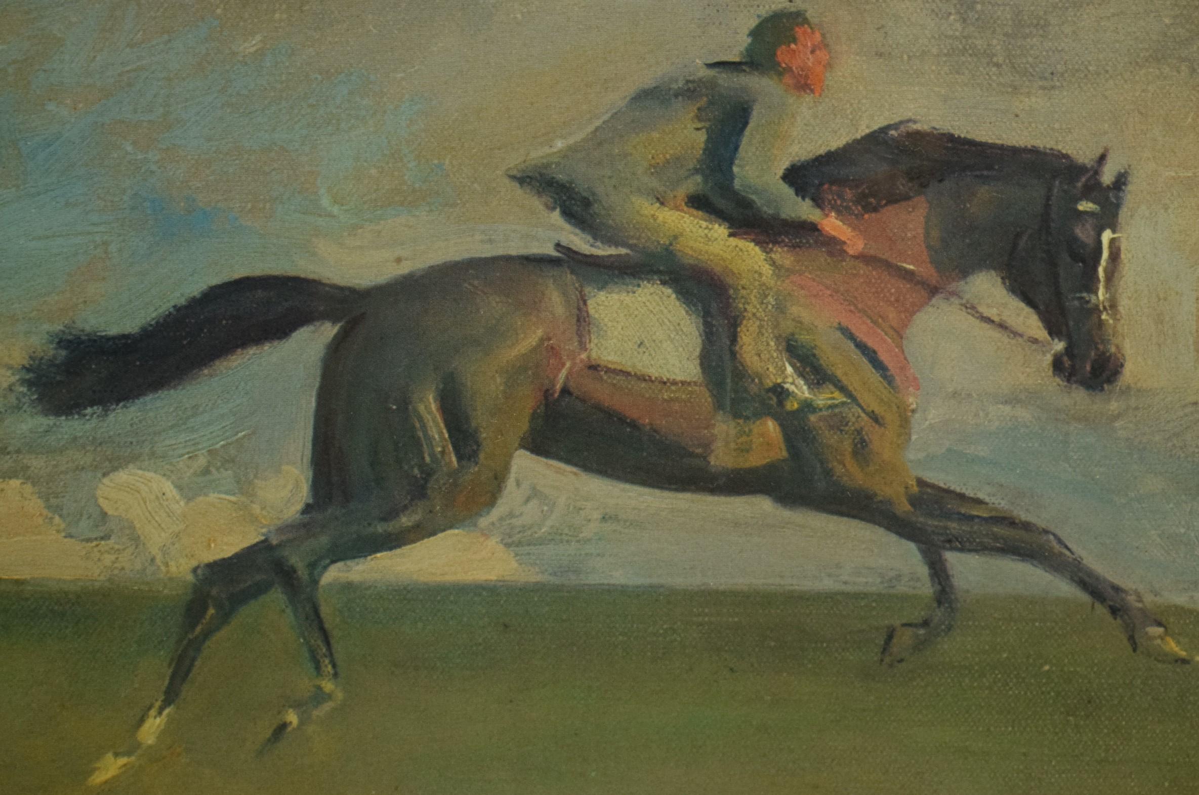 A Morning's Work-Newmarket Heath di Sir Alfred Munnings in vendita 8