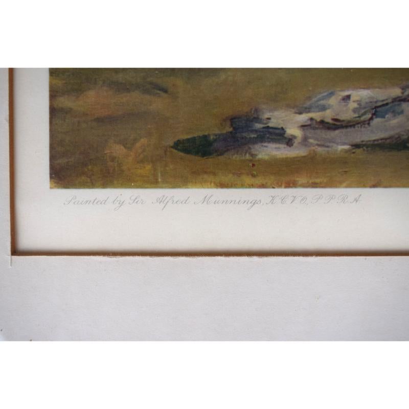 „In The Saddling Paddock, Cheltenham March Meeting“ 1952 von Sir Alfred Munnings im Angebot 4
