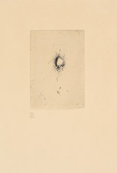 Abstract Etching after WOLS with estate stamp, limited