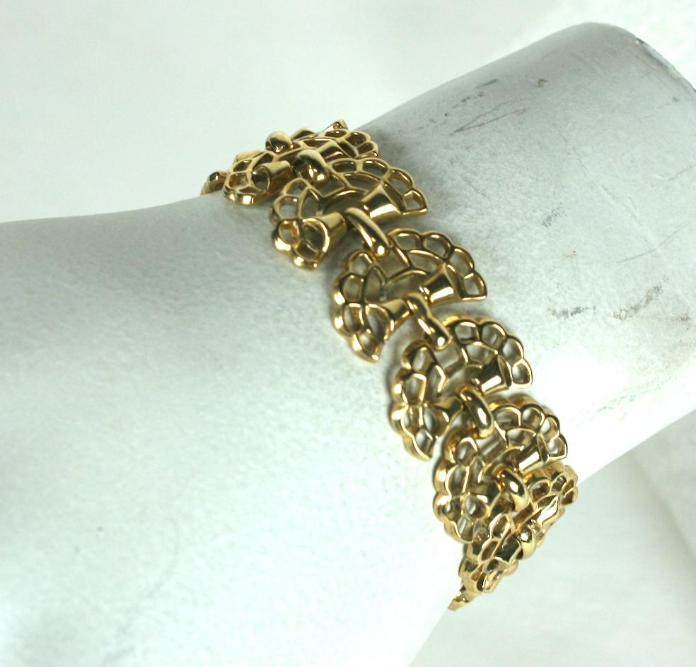 Alfred Philippe for Trifari Retro Link Bracelet In Excellent Condition For Sale In New York, NY