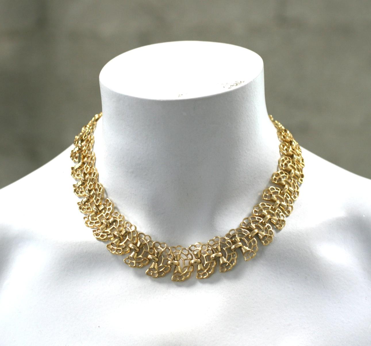 Alfred Philippe pour Trifari Collier à maillons rétro Pour femmes en vente