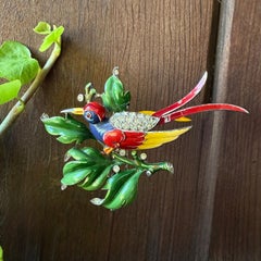 1942 Alfred Philippe for Trifari Tropical Fantasy Bird Clip Brooch