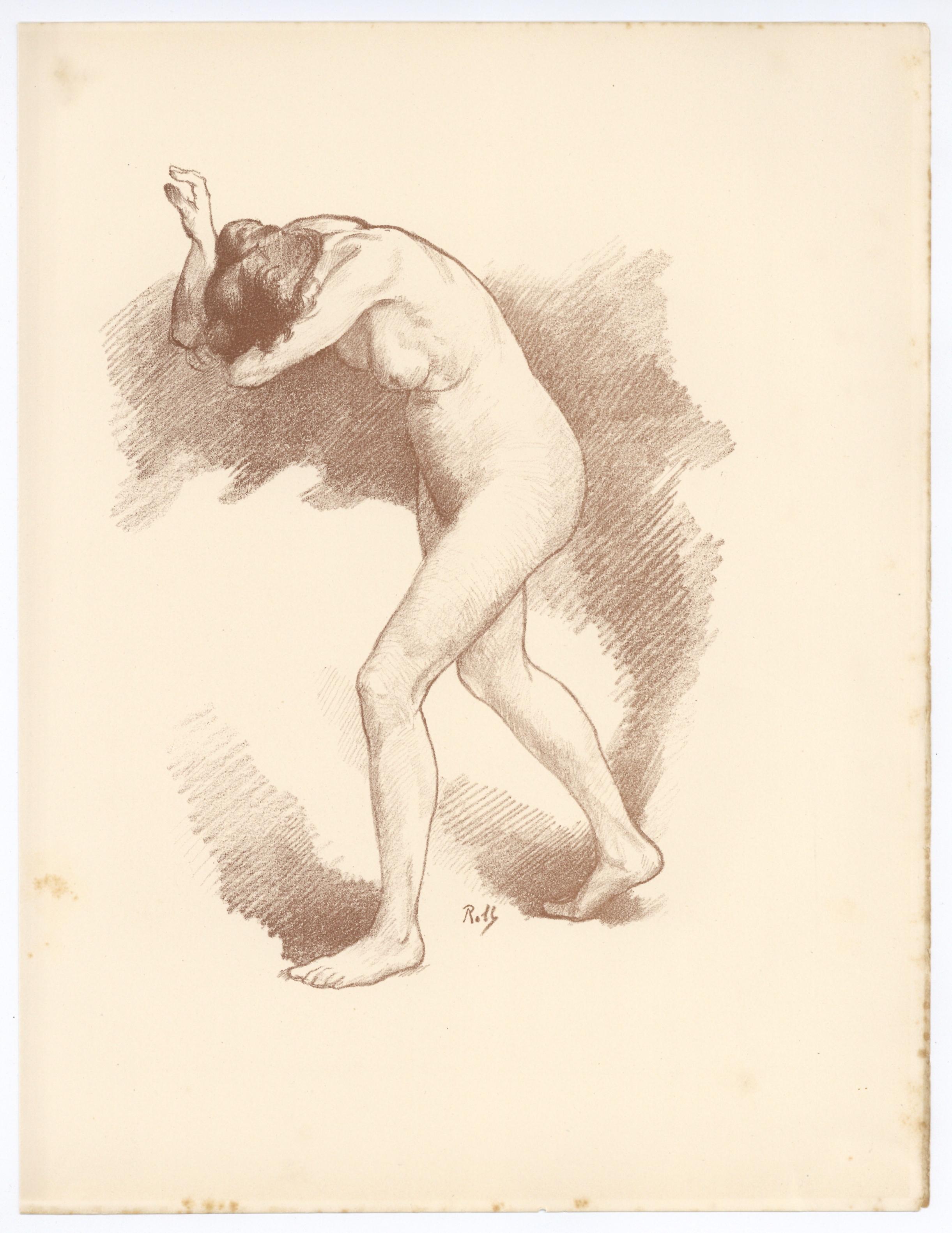 Medium: original lithograph. This impression is from the rare 1897 portfolio 