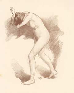 "Etude de Femme" original lithograph