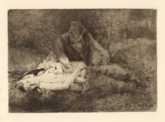 "La Vie" original etching