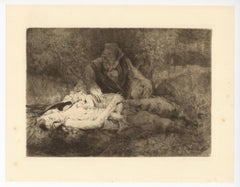 "La Vie" original etching