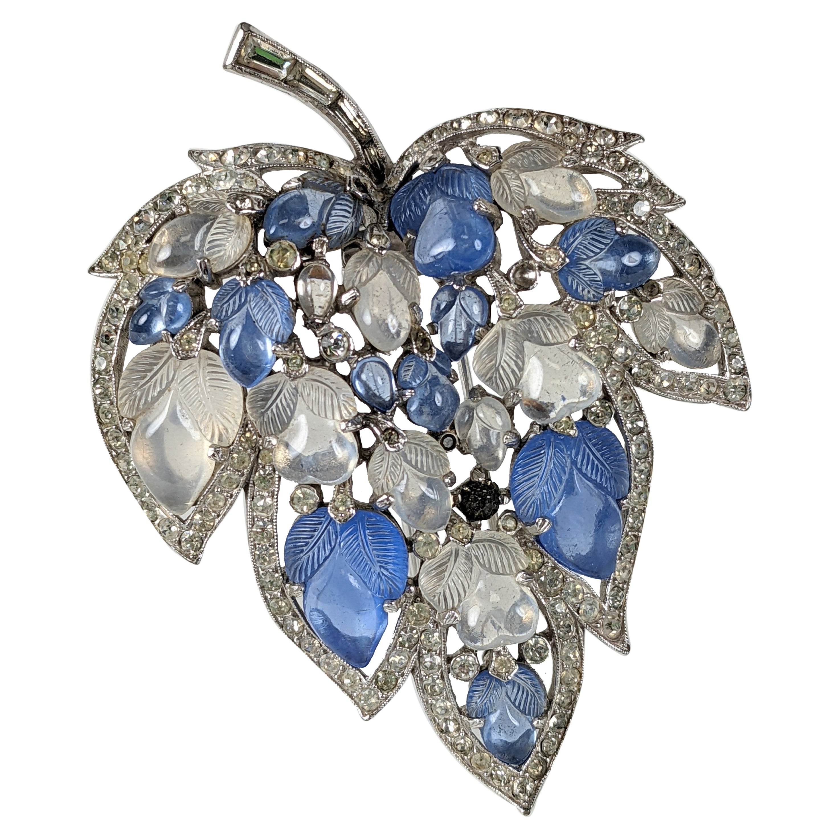 Alfred Philippe Trifari Fruit Salad Leaf Clip