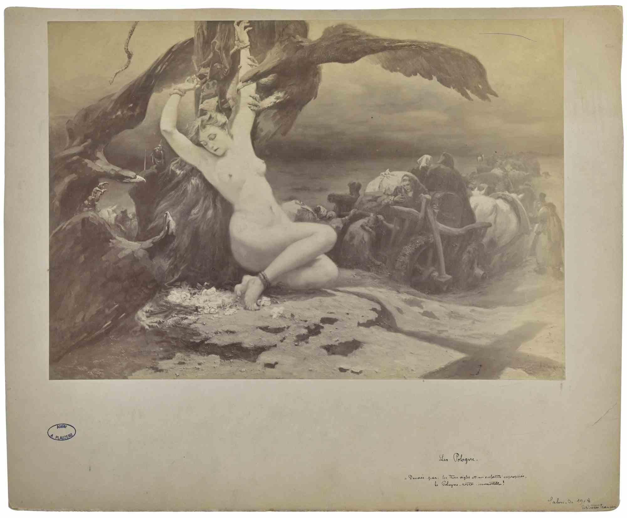 Figurative Photograph de Alfred PLAUZEAU - La Pologne - Foto de época de Alfred Plauzeau - 1908