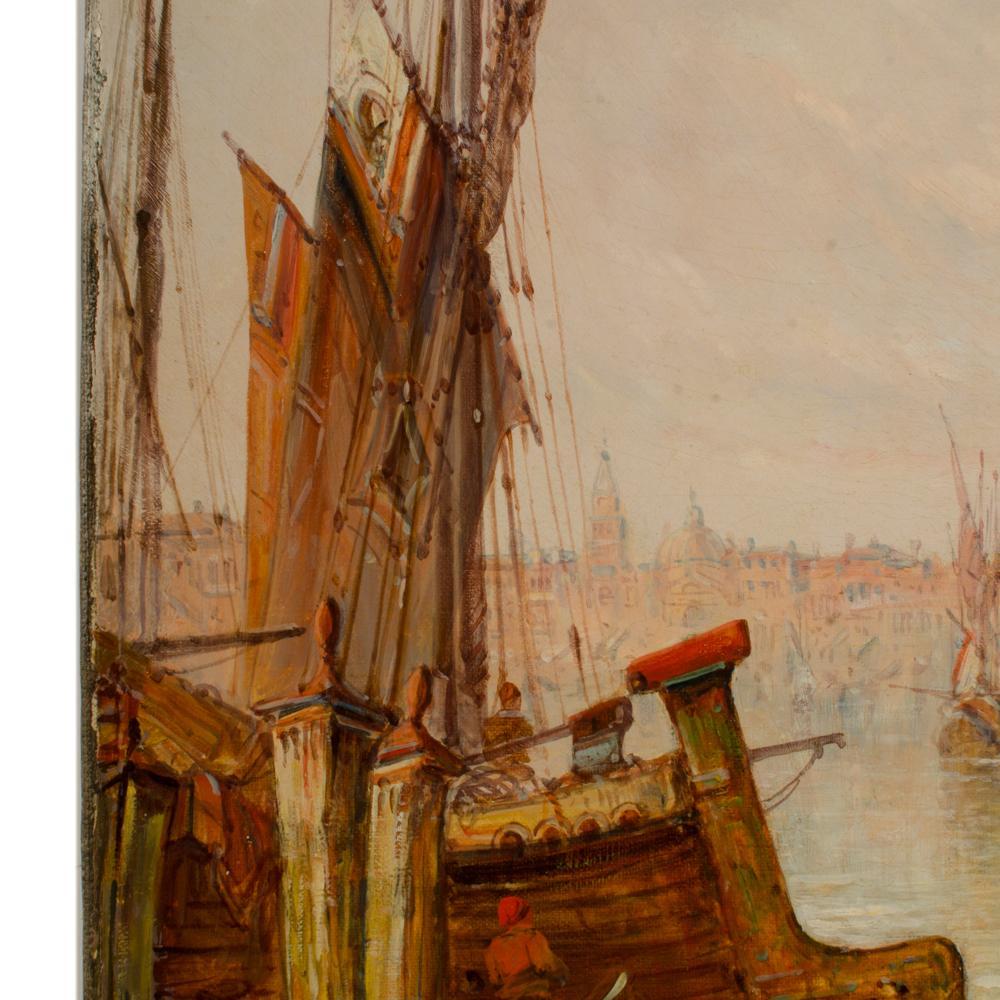 Alfred Pollentine (britisch, 1836-1890) „Venice in July“, Ölgemälde auf Leinwand, Gemälde. im Angebot 4