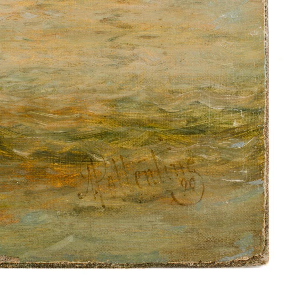 Victorien Alfred Pollentine (britannique, 1836-1890) « Venise en juillet », peinture à l'huile sur toile en vente