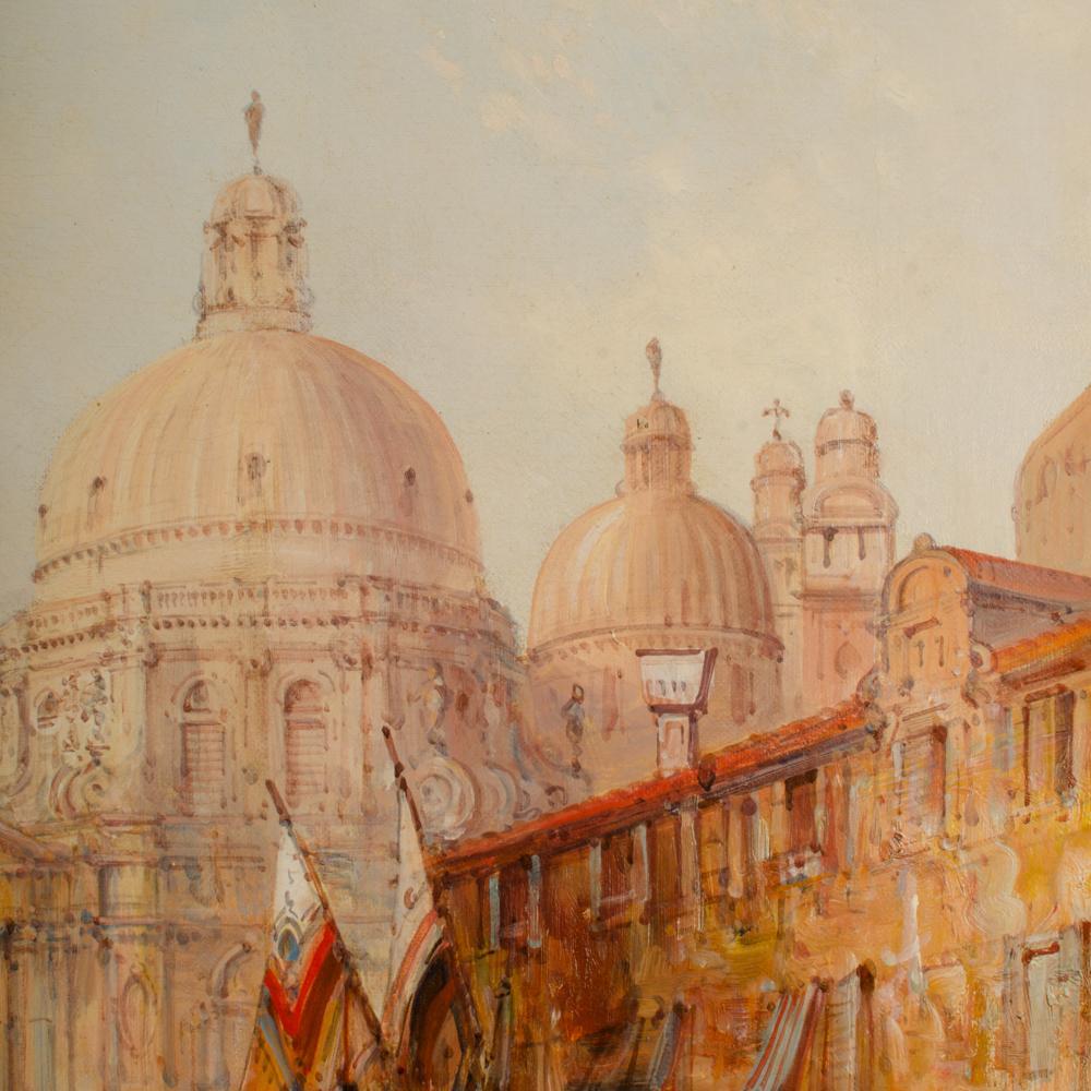 Alfred Pollentine (britannique, 1836-1890) « Venise en juillet », peinture à l'huile sur toile en vente 1