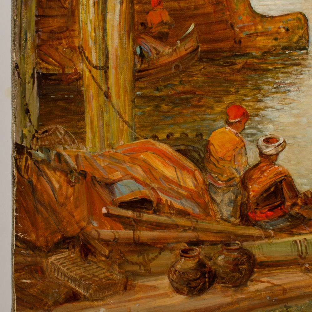 Alfred Pollentine (britannique, 1836-1890) « Venise en juillet », peinture à l'huile sur toile en vente 2