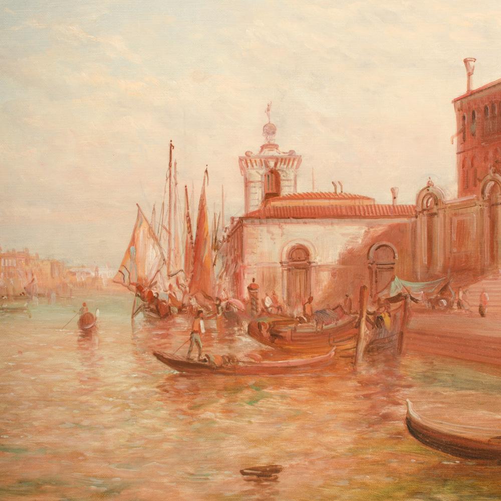Peinture « Venise in Sunshine » d'Alfred Pollentine en vente 2