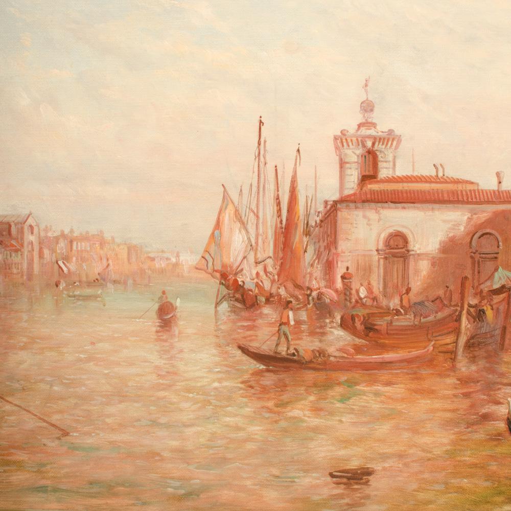 Peinture « Venise in Sunshine » d'Alfred Pollentine en vente 4