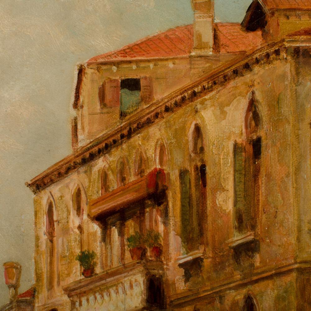 Alfred Pollentine (britisch, geb. 1836 - d. 1890) „Venice In May“, Öl auf Leinwand (19. Jahrhundert) im Angebot