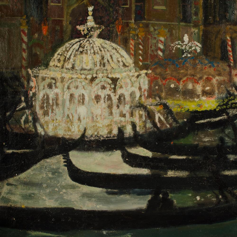 Mid-20th Century Alfred Reginald Thomson (British, 1895 - 1979) Venetian Scene. For Sale