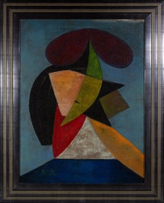 Alfred Reth. Abstract composition. ca. 1928. Oil on canvas. 64 x 50 cm.