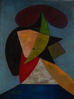 Alfred Reth. Abstract composition. ca. 1928. Oil on canvas. 64 x 50 cm.