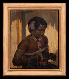 South African Girl by Alfred Richard Martin (1871 – 1939) British-South African