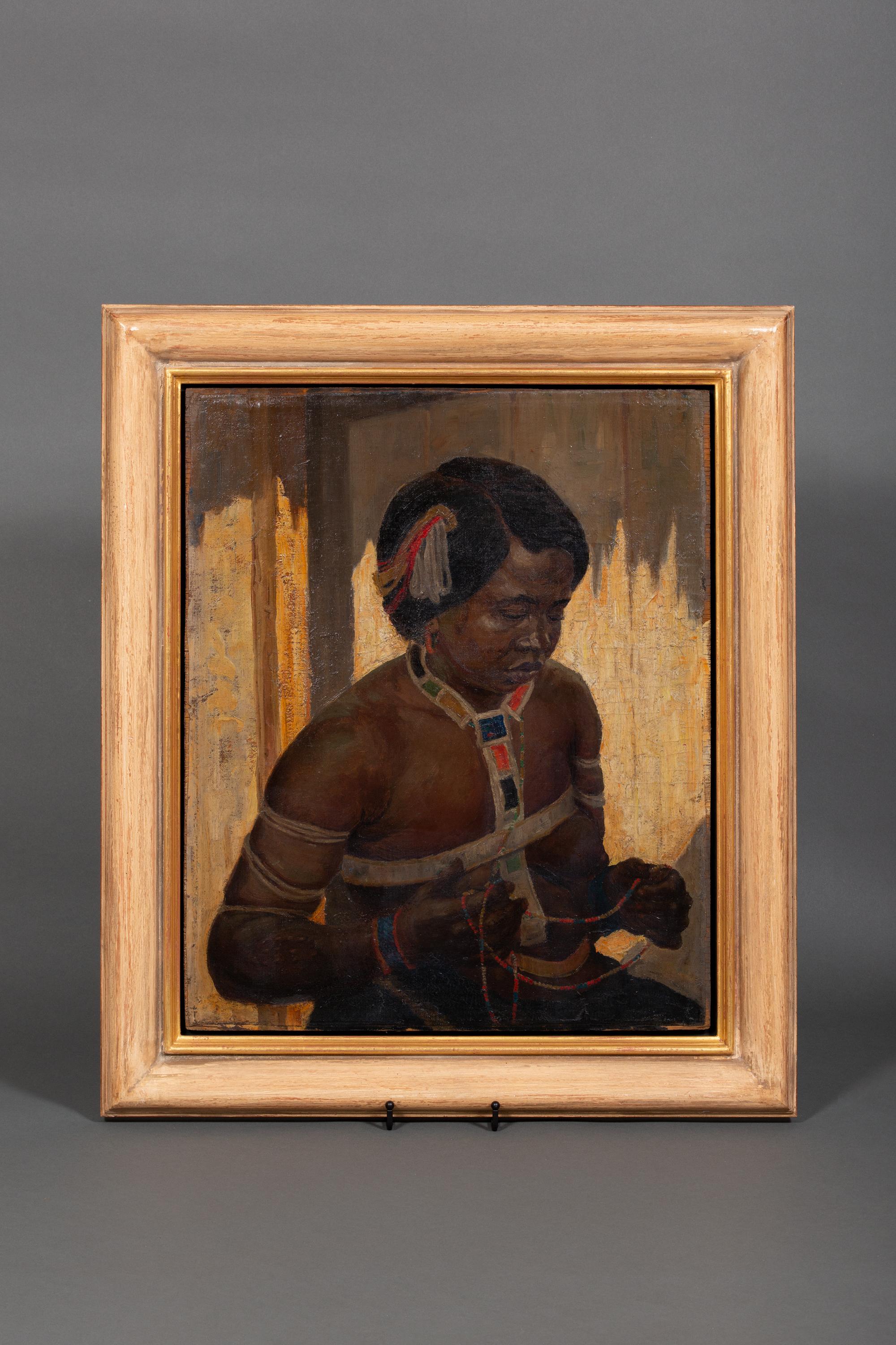 South African Girl by Alfred Richard Martin (1871 – 1939) British-South African For Sale 2