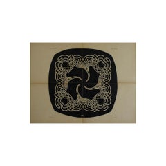 1901 Original poster by Alfred Roller Wiener Kunststickereien Vienna Secession