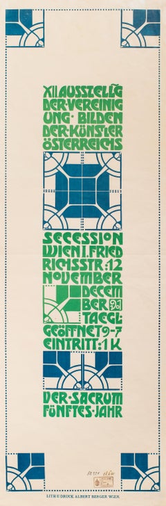 Poster for the 12th Exhibition of the Vienna Secession by Alfred Roller