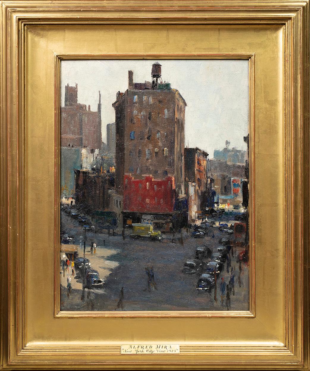Vista de Nueva York - Painting de Alfred S. Mira