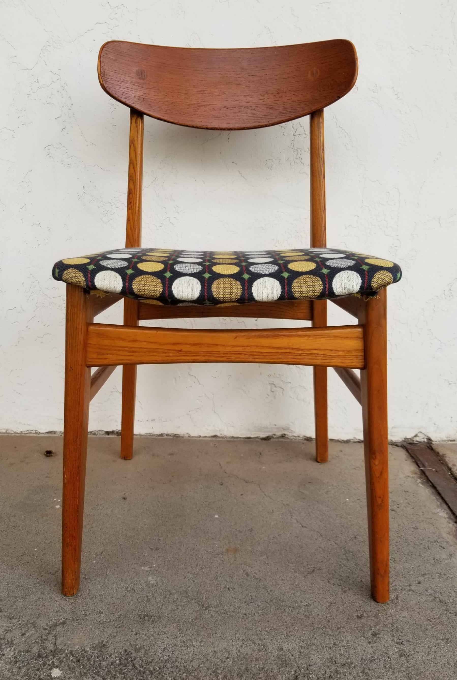 20th Century Alfred Sand Scandinavian Modern Dining Chairs, Set of 4