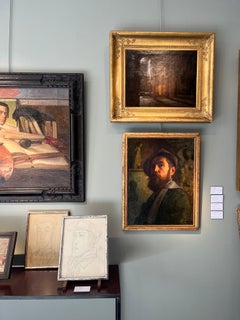 Self-portrait of the sculptor