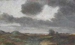 Antique Alfred Sisley (British 1839 - 1899); Landscape; pastel on paper