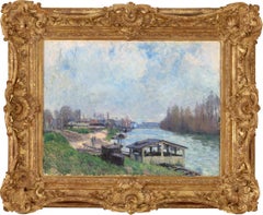 « Le lavoir de Billancourt » d'Alfred Sisley
